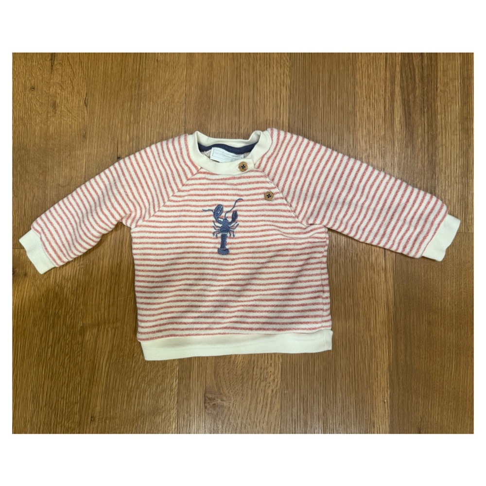 THE WHITE COMPANY Striped Lobster Sweater